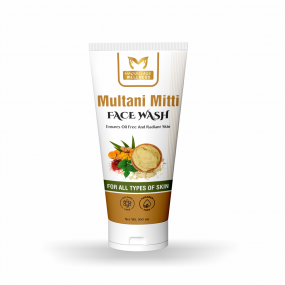 Multani Mitti Face Wash with Kesar Extract & Turmeric Extract For Oil Control & Acne 100 gm