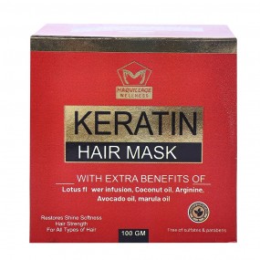 Maquillage Wellness Keratin Hair Mask for Straightened, Smoothening Hair 100 gm